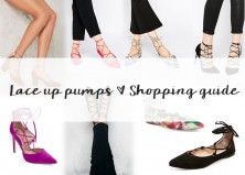 Lace up pumps