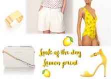 Look of the day Lemon print