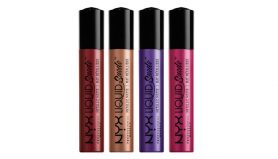 Liquid Suede Metallic Matte lipsticks by NYX